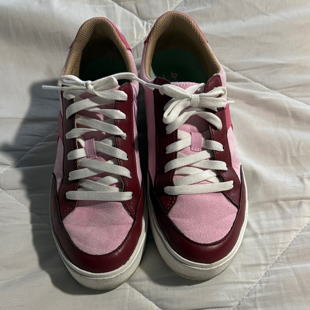 Dr. Scholls Women's Pink and Red Sneakers